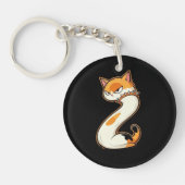 Link & Share Graffiti Calico Kat - Nummer 2 Sleutelhanger (Voorkant)
