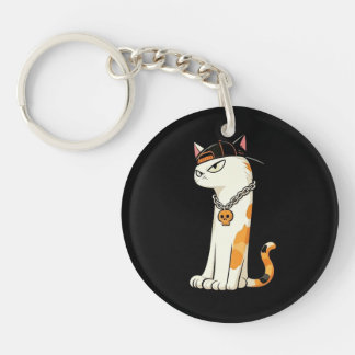 Link & Share Nummer Calico Kat -EEN Sleutelhanger