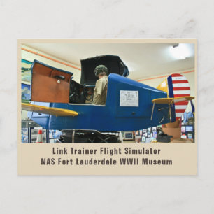 Link Trainer Briefkaart