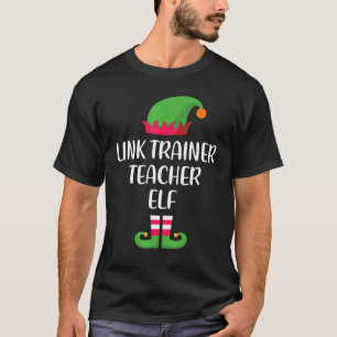 Link Trainer Leraar Elf Kerst Familie Matching T-shirt