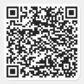 Link tree qr code sticker  (Voorkant)
