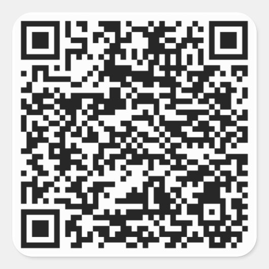 Link tree qr code sticker  (Voorkant)