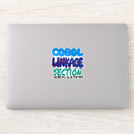 Linkage Section in Cobol Programmeren Sticker (Computer)