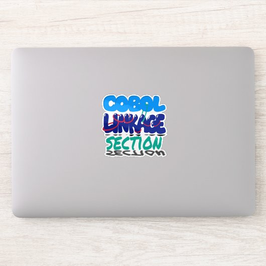 Linkage Section in Cobol Programming Sticker (Computer)