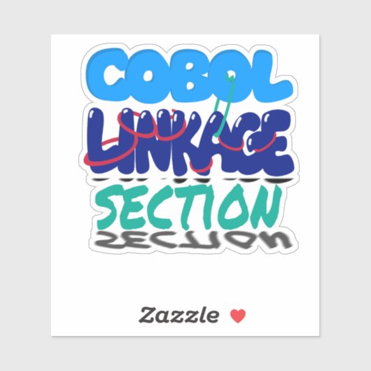 Linkage Section in Cobol Programming Sticker (Vel)