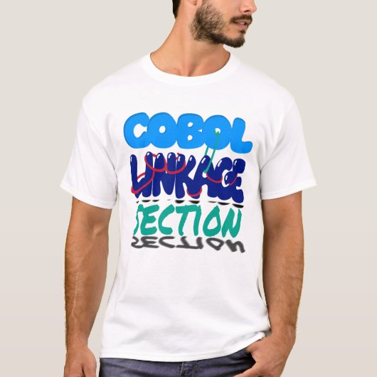Linkage Section in Cobol Programming T-shirt (Voorkant)