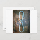 Linked Carabiners Art Print Briefkaart (Voorkant / Achterkant)