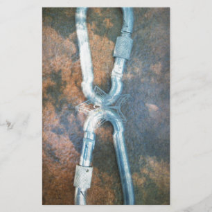 Linked Carabiners Art Print Briefpapier