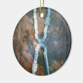 Linked Carabiners Art Print Keramisch Ornament (Links)