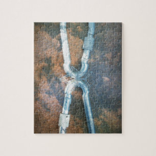 Linked Carabiners Art Print Legpuzzel