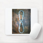 Linked Carabiners Art Print Muismat (Met muis)
