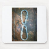 Linked Carabiners Art Print Muismat (Voorkant)