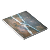 Linked Carabiners Art Print Notitieblok (Schuin)