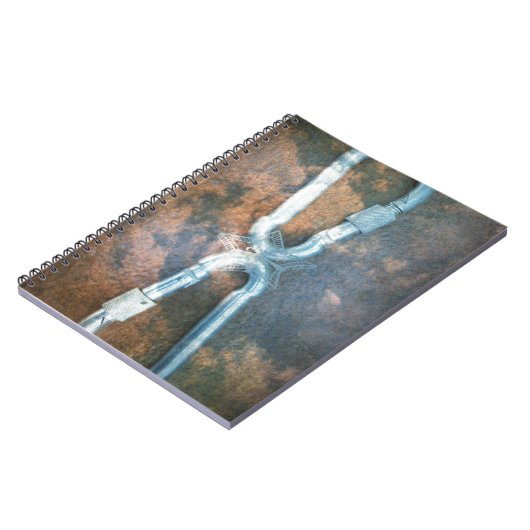 Linked Carabiners Art Print Notitieboek (Linkerzijde)