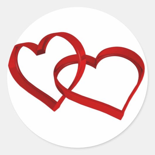 Linked Hearts sticker (Voorkant)