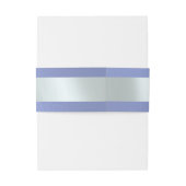 Linked Leaf Monogram - Hemelblauw Uitnodigingen Wikkel (Achterkant Voorbeeld)