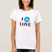 LinkedIn Fan Basic T-Shirt (Voorkant)
