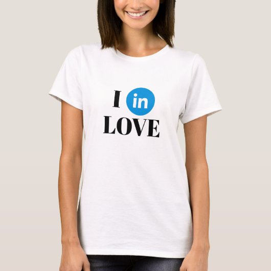 LinkedIn Fan Basic T-Shirt (Voorkant)