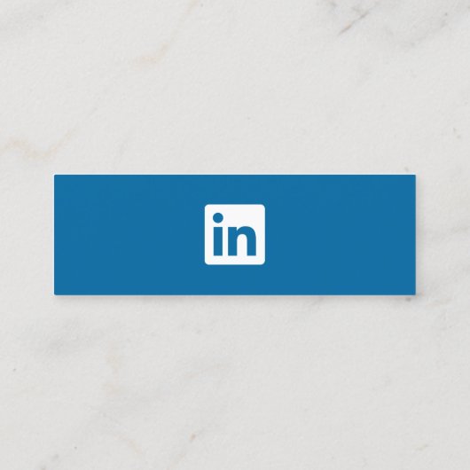 LinkedIn social media moderne trendy marketing Contactkaartje (Achterkant)