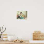 Linker belast poster (Keuken)