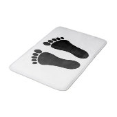 Linker- en rechtervoetafdrukken badmat (Gekanteld)