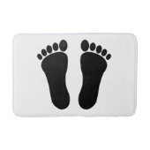 Linker- en rechtervoetafdrukken badmat (Voorkant)