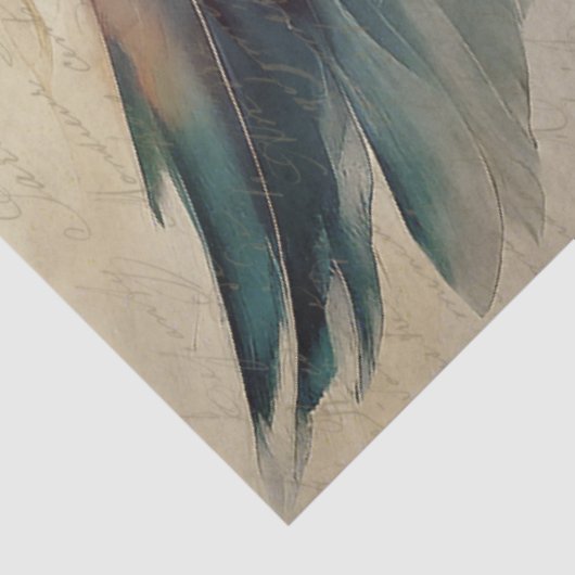 LINKER ENGEL VLEUGEL ETHERISCH Abstract impression Tissuepapier (Detail)