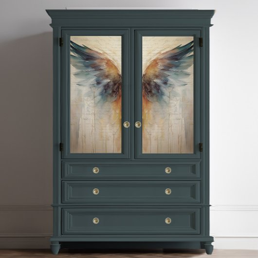 LINKER ENGEL VLEUGEL ETHERISCH Abstract impression Tissuepapier