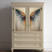 LINKER ENGEL VLEUGEL ETHERISCH Abstract impression Tissuepapier