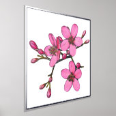 Linker Folie Accent Pink Spring Blossom Poster Afd (Laagn)
