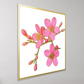 Linker Folie Accent Pink Spring Blossom Poster Afd (Laagn)