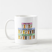 Linker Handers Day August 13 Cartoon Katten Koffiemok (Links)