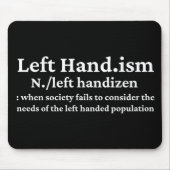 Linker Hander's Muismat (Voorkant)