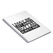 Linker Hander's Notitieboek (Rechterzijde)