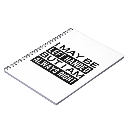 Linker Hander's Notitieboek (Linkerzijde)