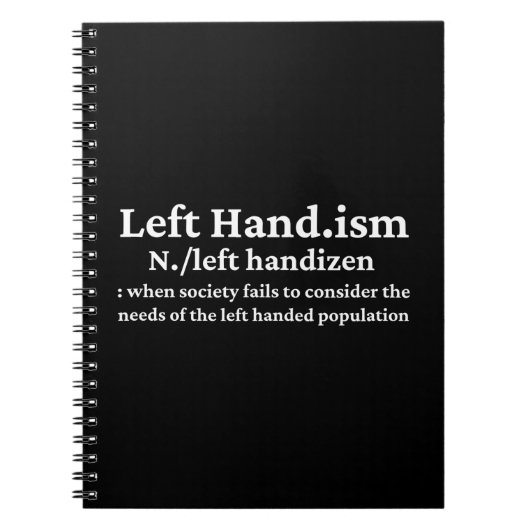 Linker Hander's Notitieboek (Voorkant)