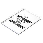 Linker Hander's Notitieboek (Linkerzijde)