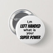 Linker Hander's Ronde Button 5,7 Cm (Voorkant /achterkant)