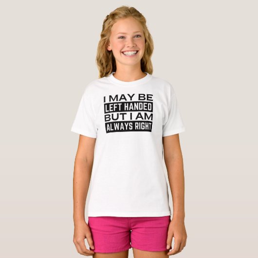 Linker Hander's T-Shirt (Voorkant volledig)