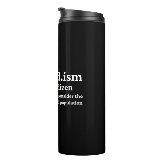 Linker Hander's Thermosbeker (Geroteerd rechts)