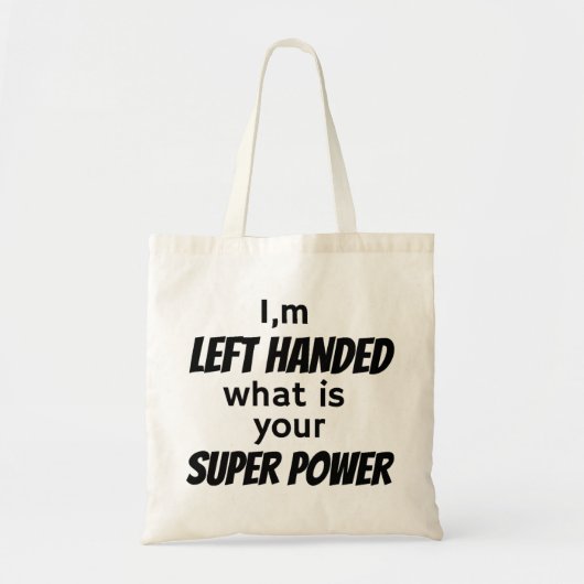 Linker Hander's Tote Bag (Voorkant)