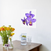 Linker Paars Orchid Group Print Poster (Laag (Keuken))
