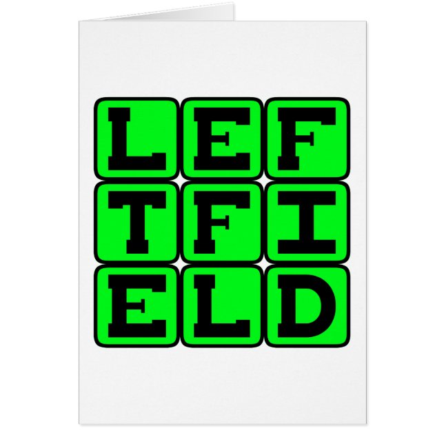 Linker Veld, Honkbalpositie (Voorkant)