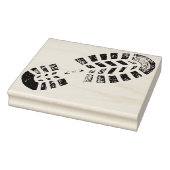 Linker voetafdruk ontwerp stempel (Stempel)