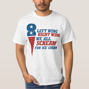 Linker Wing Juist Wing Ice Cream T-shirt