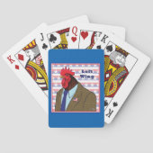 Linker Wing Rooster Pokerkaarten (Achterkant)