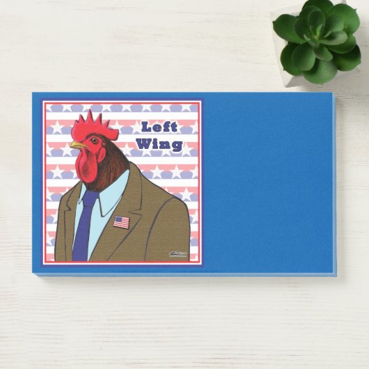 Linker Wing Rooster Post-it® Notes (Kantoor)