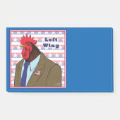 Linker Wing Rooster Post-it® Notes (Voorkant)