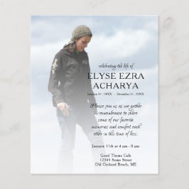 linker zijfoto-herdenkingskaart