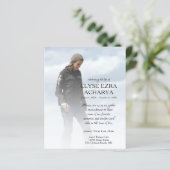 linker zijfoto-herdenkingskaart (Staand voorkant)